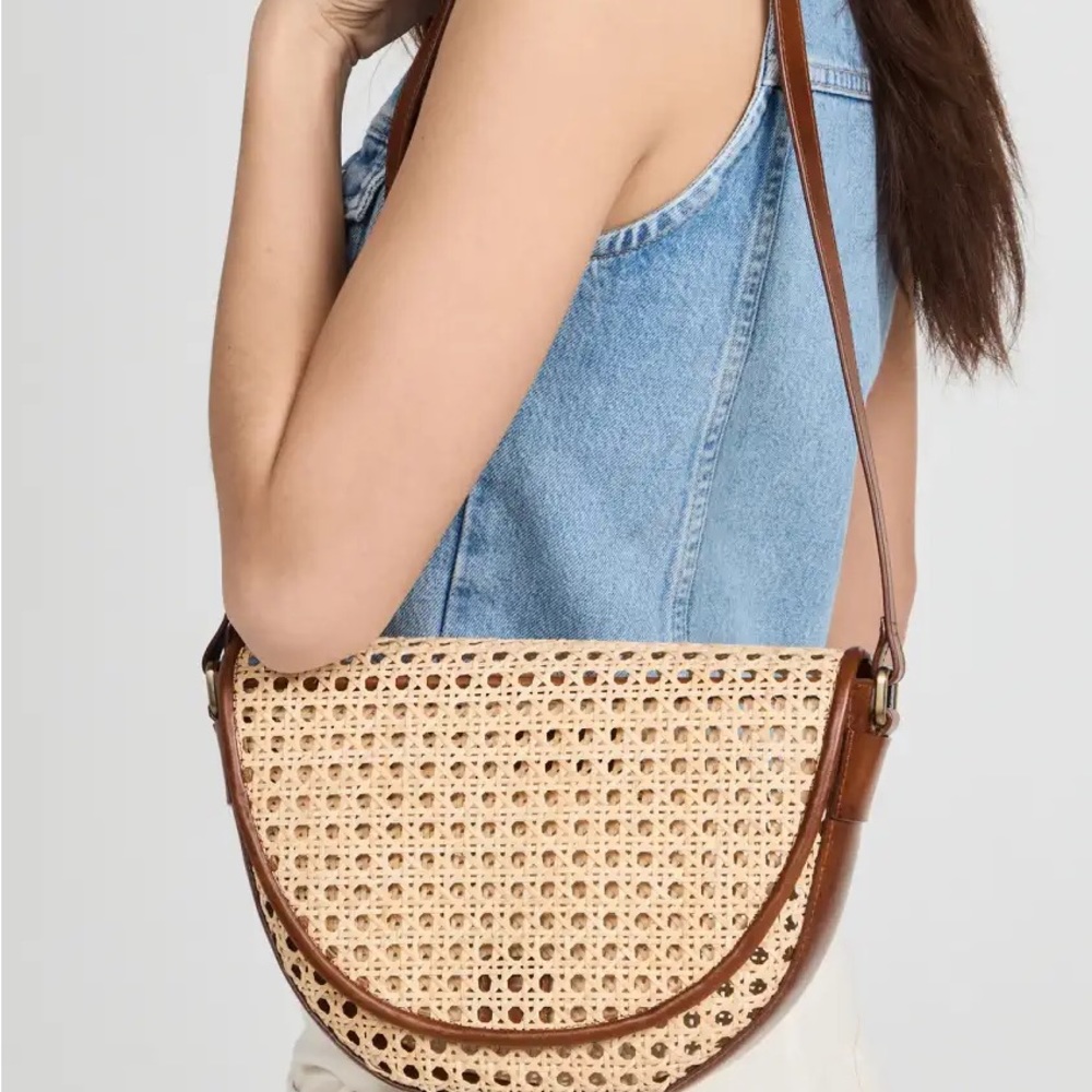 BEMBIEN Sienna Rattan Luna Bag - Picture 4 of 9